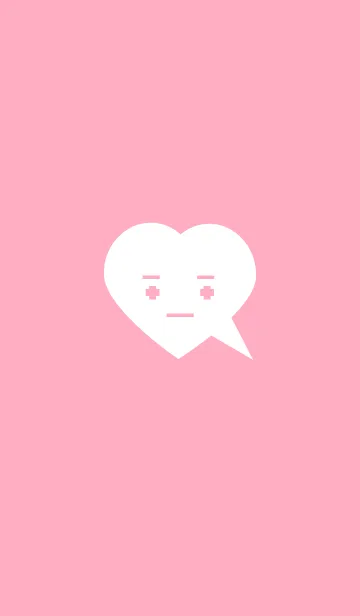 [LINE着せ替え] Expressionless simple(pink1)の画像1