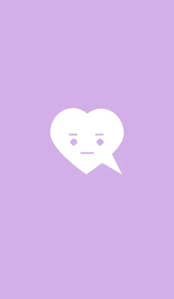 [LINE着せ替え] Expressionless simple(purple2)の画像1