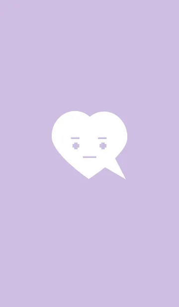 [LINE着せ替え] Expressionless simple(purple1)の画像1