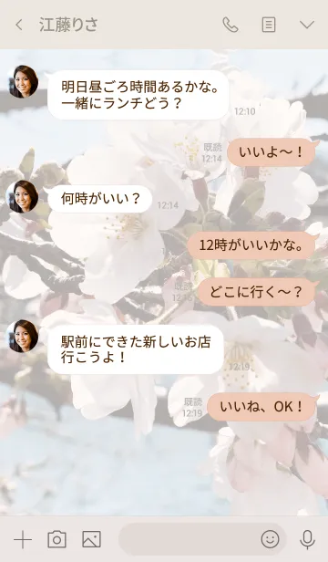 [LINE着せ替え] Sakura tourの画像4