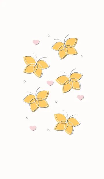 [LINE着せ替え] Cute butterflies 30 :)の画像1