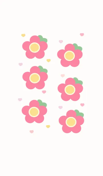 [LINE着せ替え] Lovely mini flower 33 :)の画像1