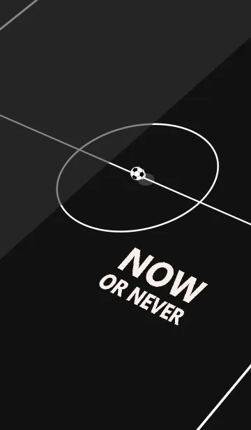 [LINE着せ替え] Now or Never l サッカーロバの画像1