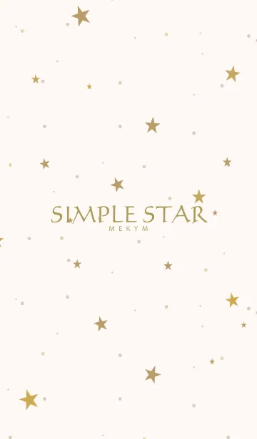 [LINE着せ替え] SIMPLE STAR 13 -NATURAL YELLOW-の画像1