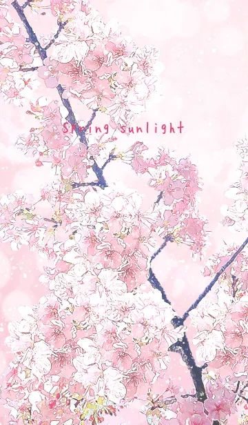 [LINE着せ替え] Spring sunlight -SAKURA 02-の画像1