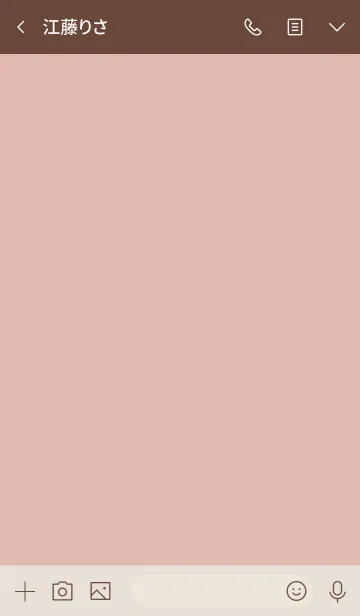 [LINE着せ替え] simple square =pink greige=**の画像3