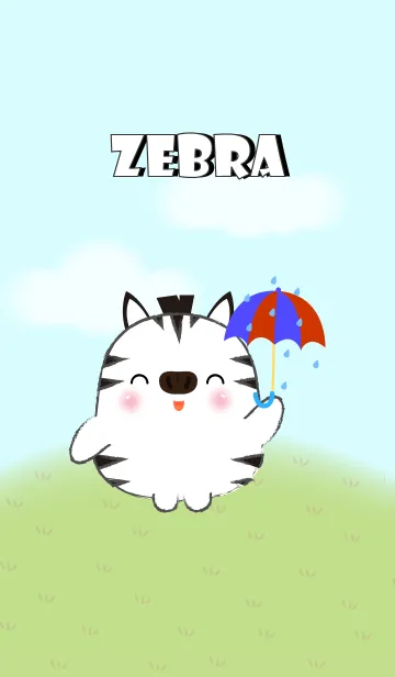 [LINE着せ替え] Pretty Fat Zebra Theme 2 (jp)の画像1