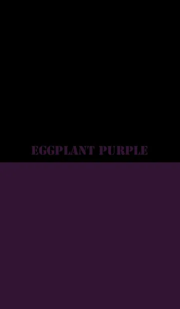 [LINE着せ替え] Eggplant Purple ＆ Black Theme V.2 (jp)の画像1