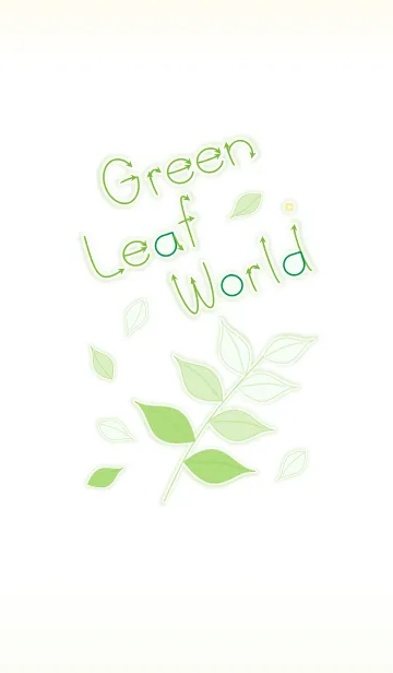 [LINE着せ替え] Green Leaf World！ (Green V.4)の画像1