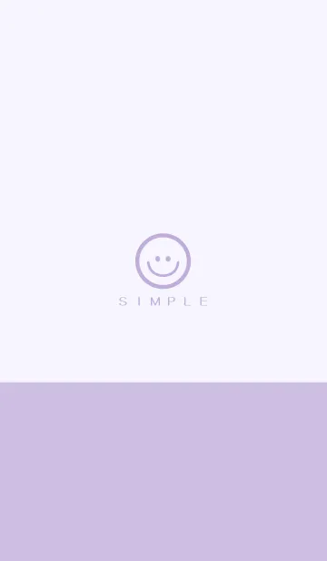 [LINE着せ替え] シンプル（purple)V.469の画像1