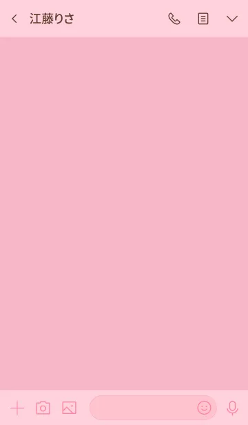 [LINE着せ替え] sim simple(pink1)の画像3