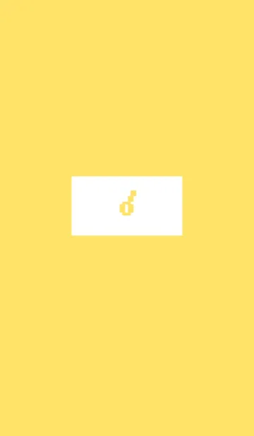 [LINE着せ替え] sim simple(yellow2)の画像1