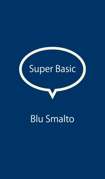 [LINE着せ替え] Super Basic Blu Smaltoの画像1