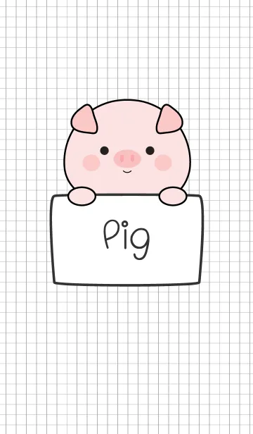 [LINE着せ替え] Love Pig Theme Ver.2 (jp)の画像1