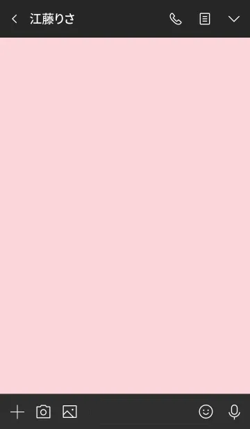 [LINE着せ替え] ミニマリスト **(black pink)の画像3