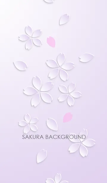 [LINE着せ替え] SAKURA BACKGROUNDの画像1