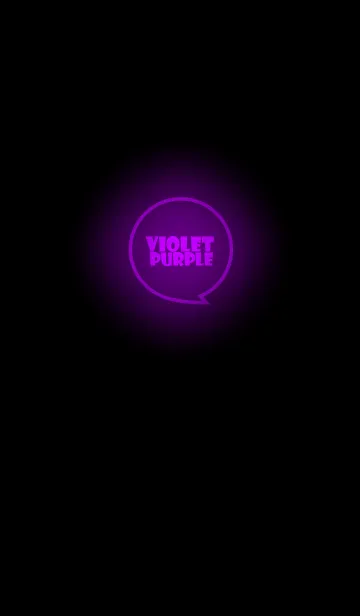 [LINE着せ替え] Violet Purple Neon Theme v.3 (jp)の画像1