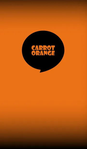 [LINE着せ替え] Carrot Orange And Black Ver.5 (jp)の画像1