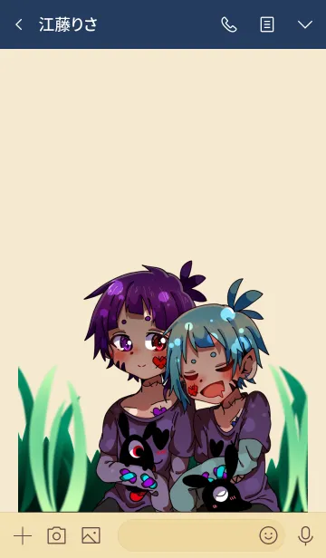 [LINE着せ替え] ゾンビ兄弟の画像3