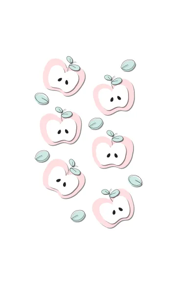 [LINE着せ替え] Yummy apples theme :)の画像1