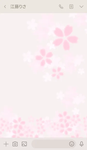 [LINE着せ替え] Simple Spring 〜SAKURA Ⅳ〜の画像3