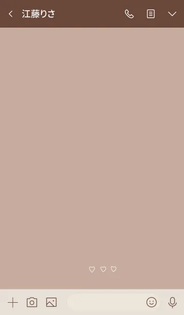 [LINE着せ替え] ゆるいハート三つ。てがき。の画像3