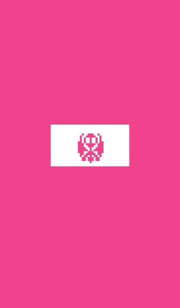 [LINE着せ替え] sqare skull(pink3)の画像1