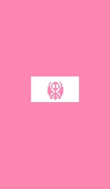 [LINE着せ替え] sqare skull(pink2)の画像1