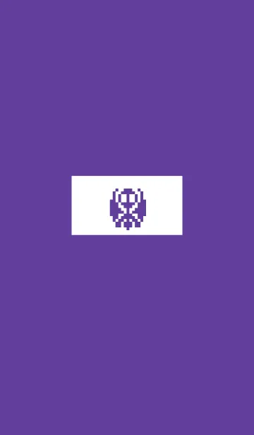 [LINE着せ替え] sqare skull(purple3)の画像1