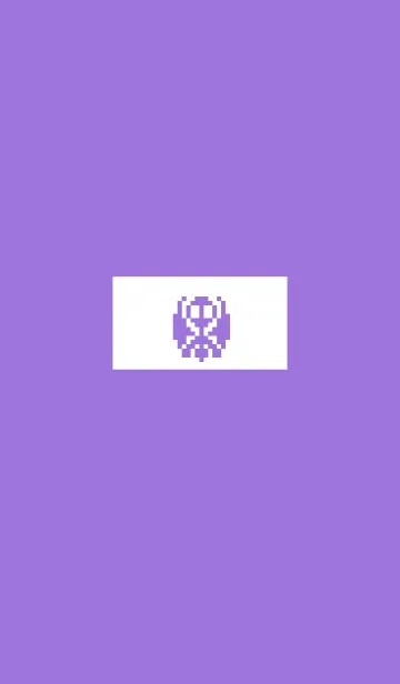 [LINE着せ替え] sqare skull(purple2)の画像1