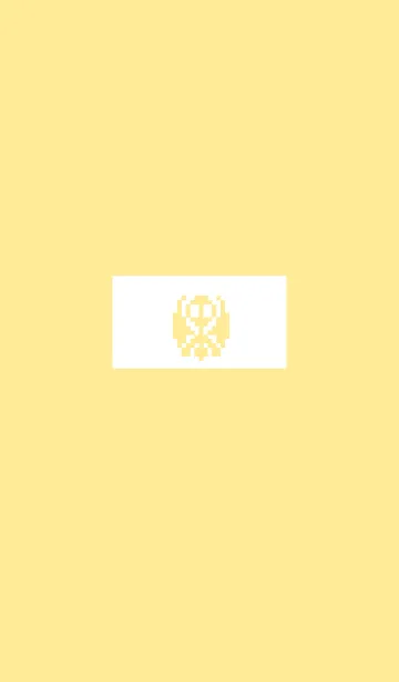 [LINE着せ替え] sqare skull(yellow3)の画像1