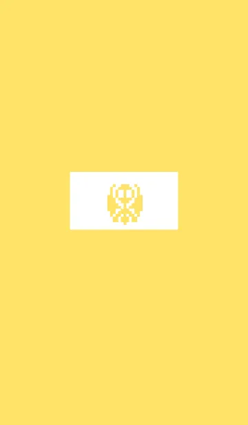 [LINE着せ替え] sqare skull(yellow2)の画像1