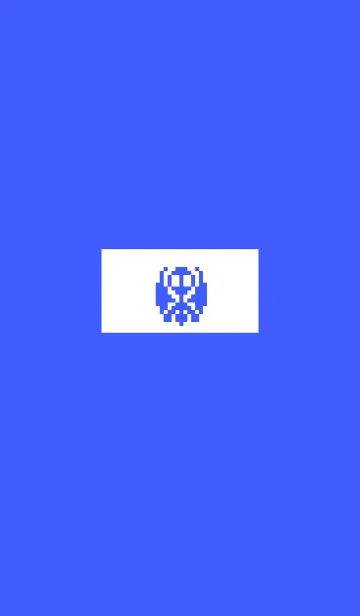 [LINE着せ替え] sqare skull(blue3)の画像1