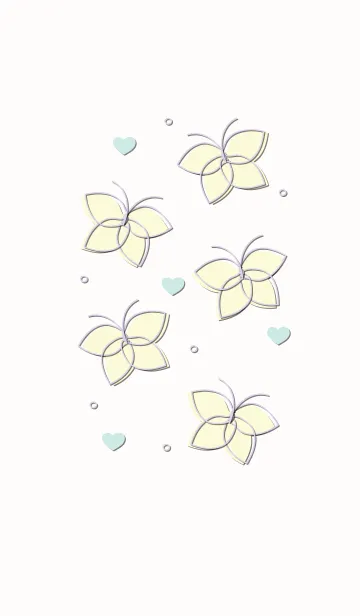 [LINE着せ替え] Cute butterflies 36 :)の画像1