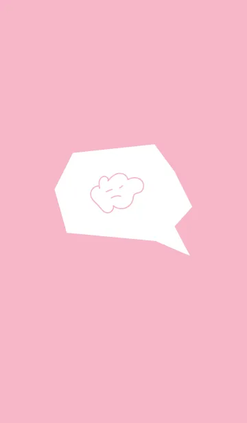 [LINE着せ替え] cloude simple (pink1)の画像1