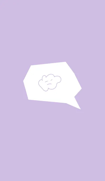 [LINE着せ替え] cloude simple (purple1)の画像1