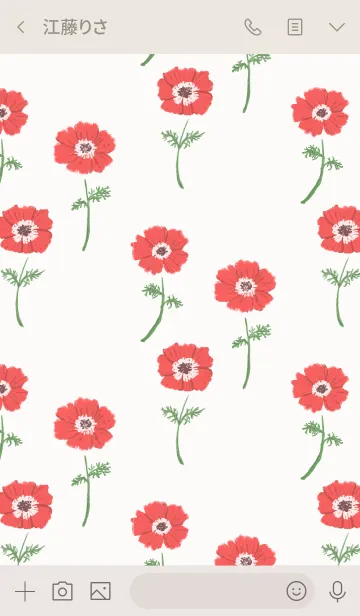 [LINE着せ替え] Anemone patternの画像3