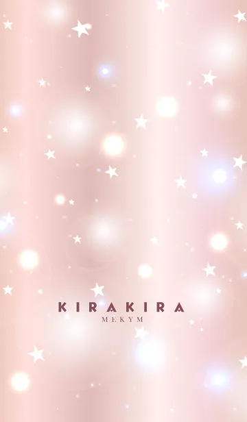 [LINE着せ替え] KIRAKIRA STAR -PINK GOLD- 24の画像1
