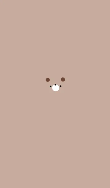 [LINE着せ替え] くま。フェイス。の画像1