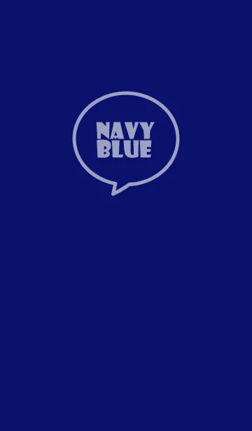 [LINE着せ替え] Love Navy blue Ver.4 (jp)の画像1