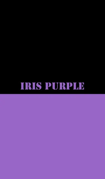Iris Purple ＆ Black Theme V.2 (jp)の着せ替えメイン画像