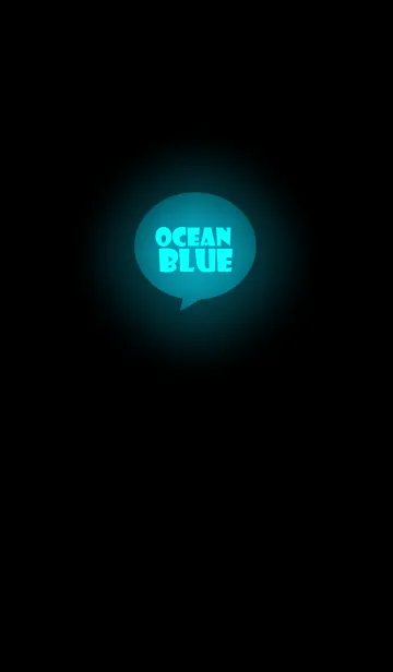 [LINE着せ替え] Ocean Blue In Black v.4 (jp)の画像1