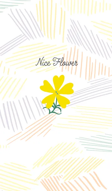 [LINE着せ替え] Nice Flower // Yellowの画像1