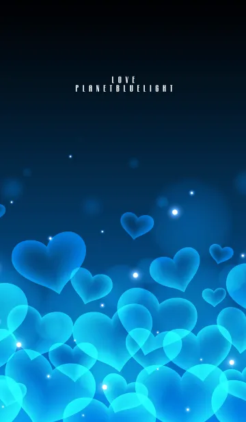 [LINE着せ替え] PLANET BLUE HEART.の画像1