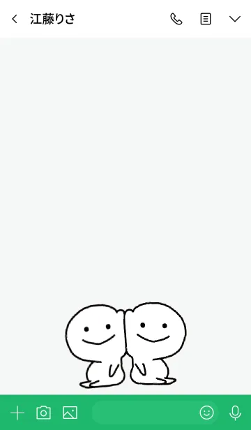 [LINE着せ替え] 緑 / ほのぼの癒し着せ替えの画像3