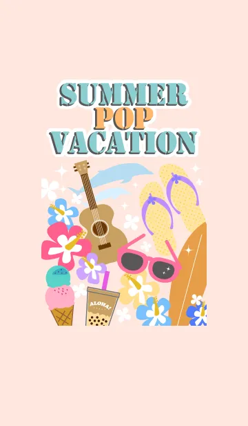 [LINE着せ替え] SUMMER POP VACATIONの画像1