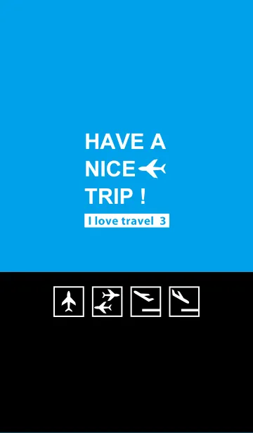 [LINE着せ替え] I love travel 3の画像1