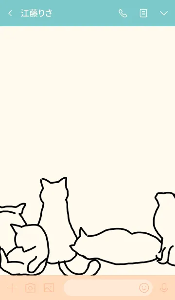 [LINE着せ替え] ねこ猫ネコ着せかえの画像3