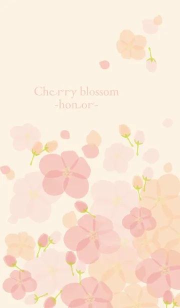 [LINE着せ替え] Cherry blossom -honor-の画像1