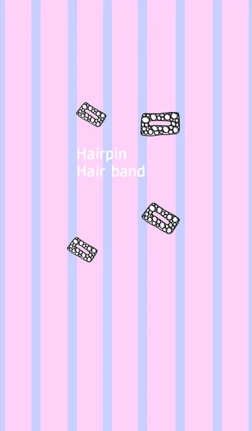 [LINE着せ替え] cute cute Hairpin Hair bandの画像1